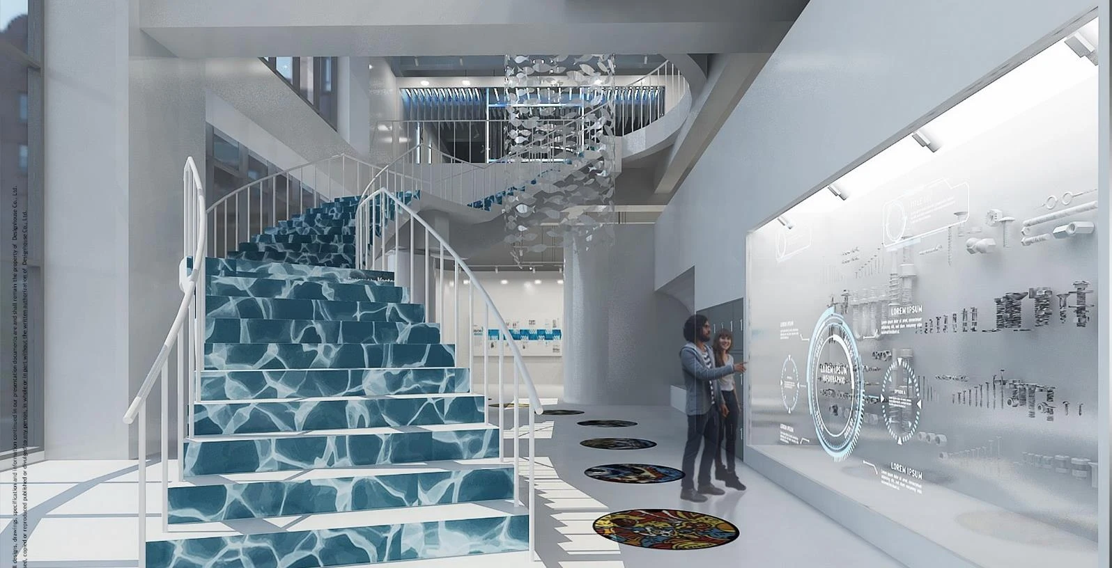 Exhibition space at Minsheng Water Resources Center